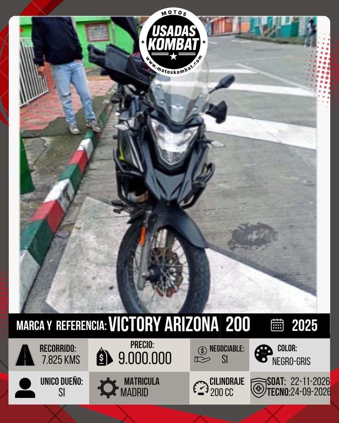 VICTORY VICTORY MRX ARIZONA MT 200CC