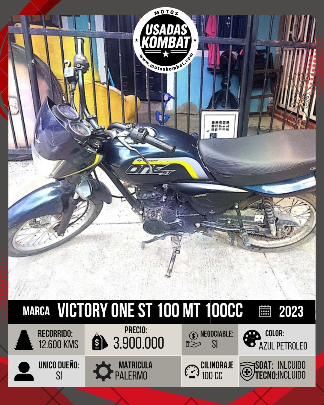 VICTORY VICTORY ONE ST 100 MT 100CC