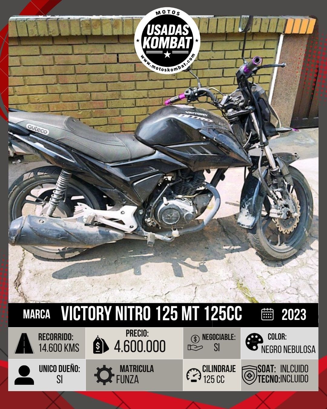 VICTORY VICTORY NITRO 125 MT 125CC