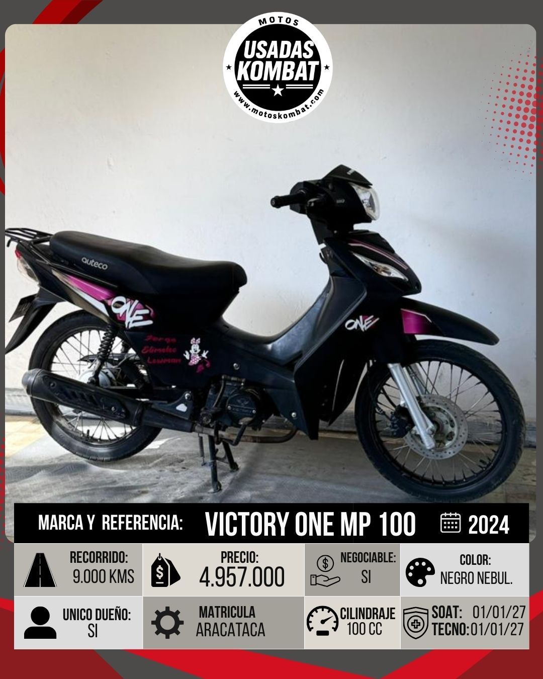 VICTORY VICTORY ONE MP TK MT 100CC