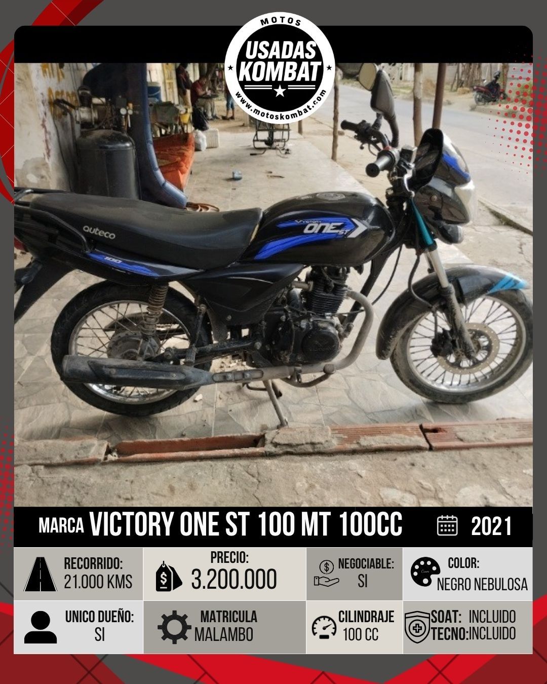 VICTORY VICTORY ONE ST 100 MT 100CC