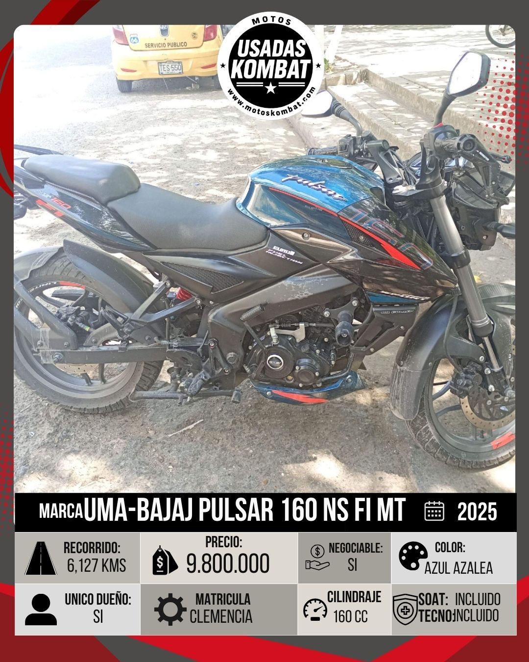 UMA UMA-BAJAJ PULSAR 160 NS FI MT 160CC